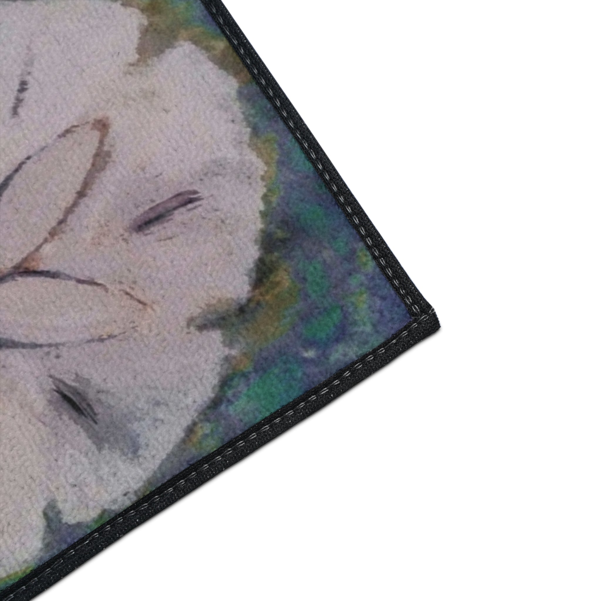 Coastal Sea Life Floor Mat — Seahorse, Starfish & Sand Dollar Rug