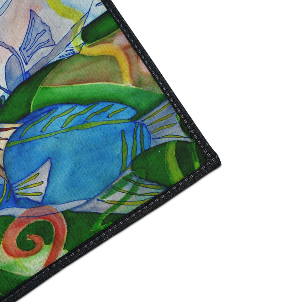 Tropical Fish Heavy-Duty Floor Mat — Colorful Reef Doormat