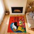 It's 5 O'Clock Somewhere Parrot Area Rug