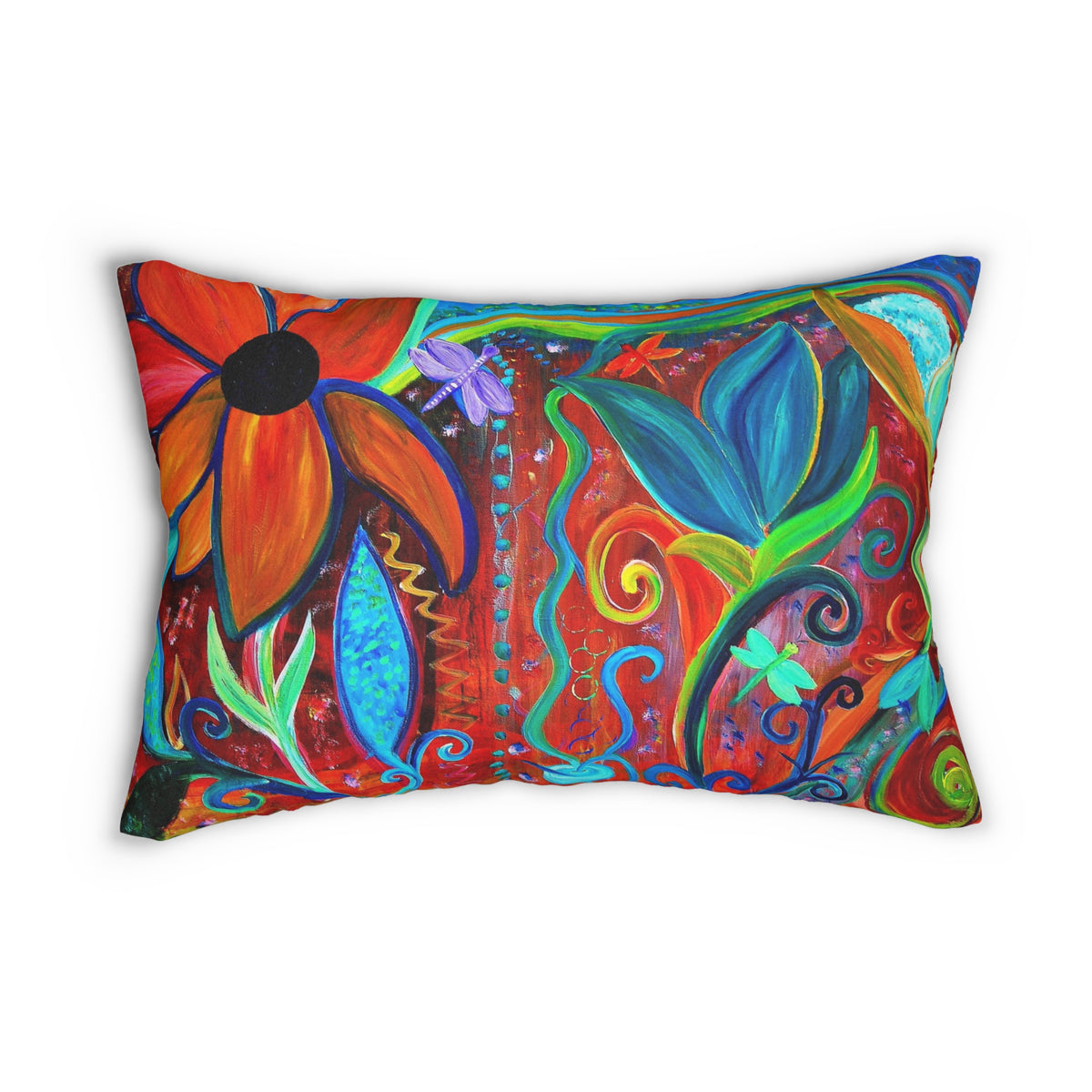 Spun Polyester Lumbar Pillow