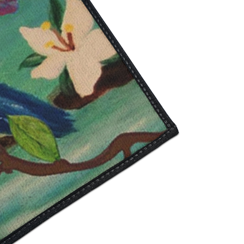 Tropical Parrot Door Mat — Heavy Duty Floral Floor Mat