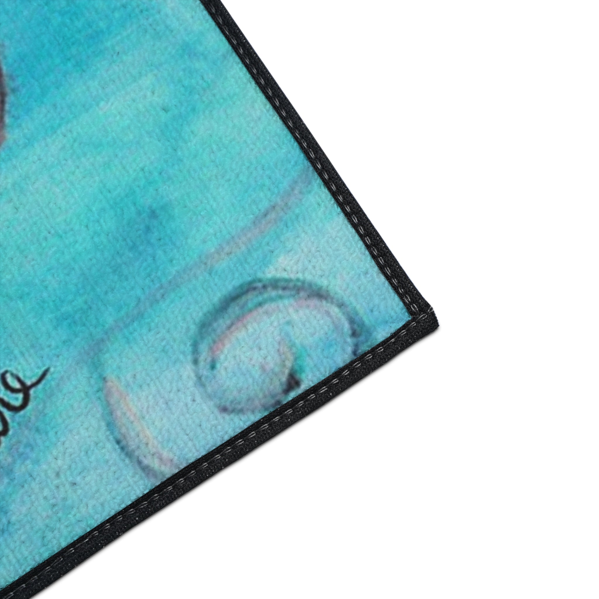 Blue Crab Coastal Floor Mat — Heavy Duty Ocean-Themed Doormat