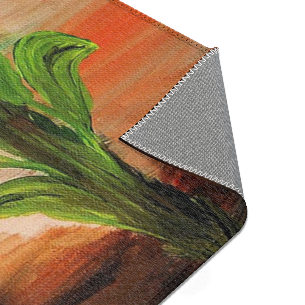 Tiki Trio Area Rug — Tropical Palm Beach Doormat