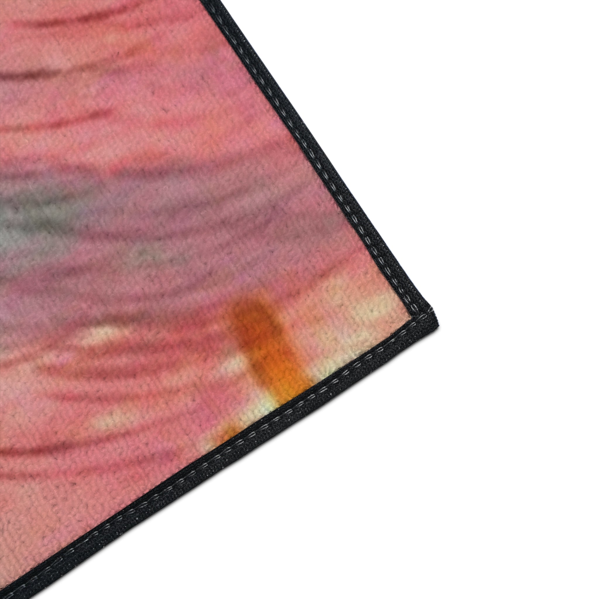 Flamingo Tropical Heavy Duty Floor Mat — Colorful Pink Birds Doormat