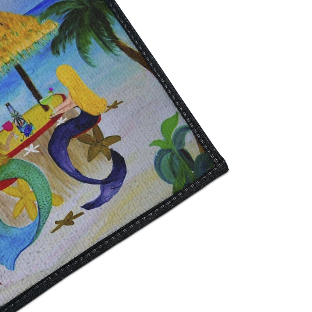 Tropical Mermaid Beach Mat — Heavy Duty Outdoor/Indoor Doormat