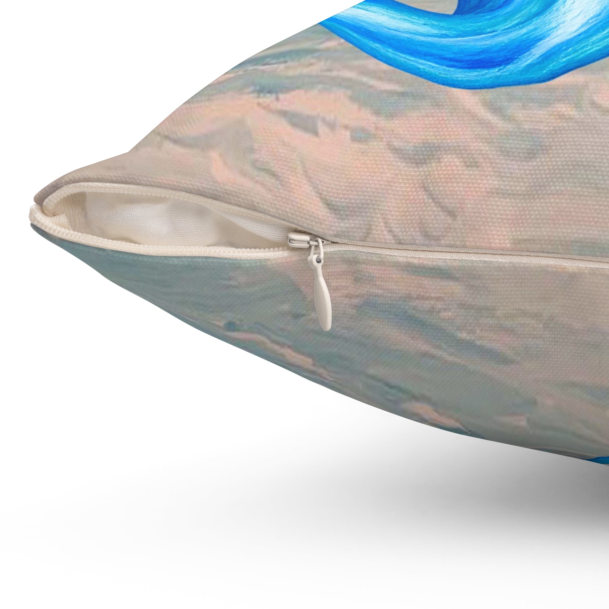 Blue Mermaid Swim Decorative Pillow