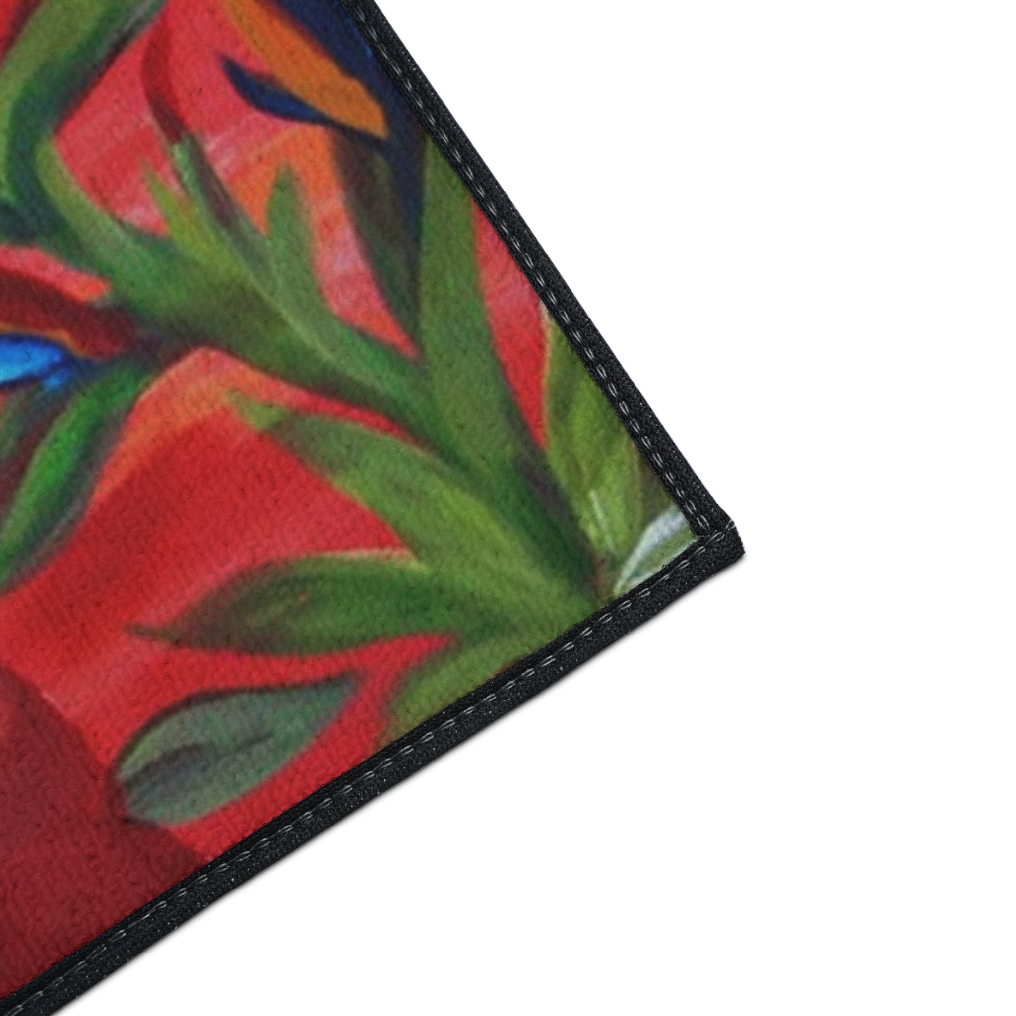 Tropical Macaw Floor Mat — Heavy-Duty Non-Slip Door Rug