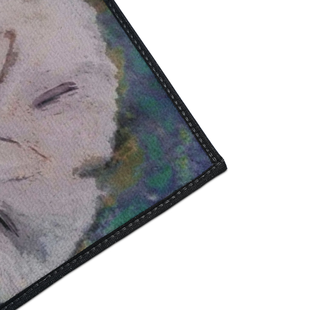 Coastal Sea Life Floor Mat — Seahorse, Starfish & Sand Dollar Rug