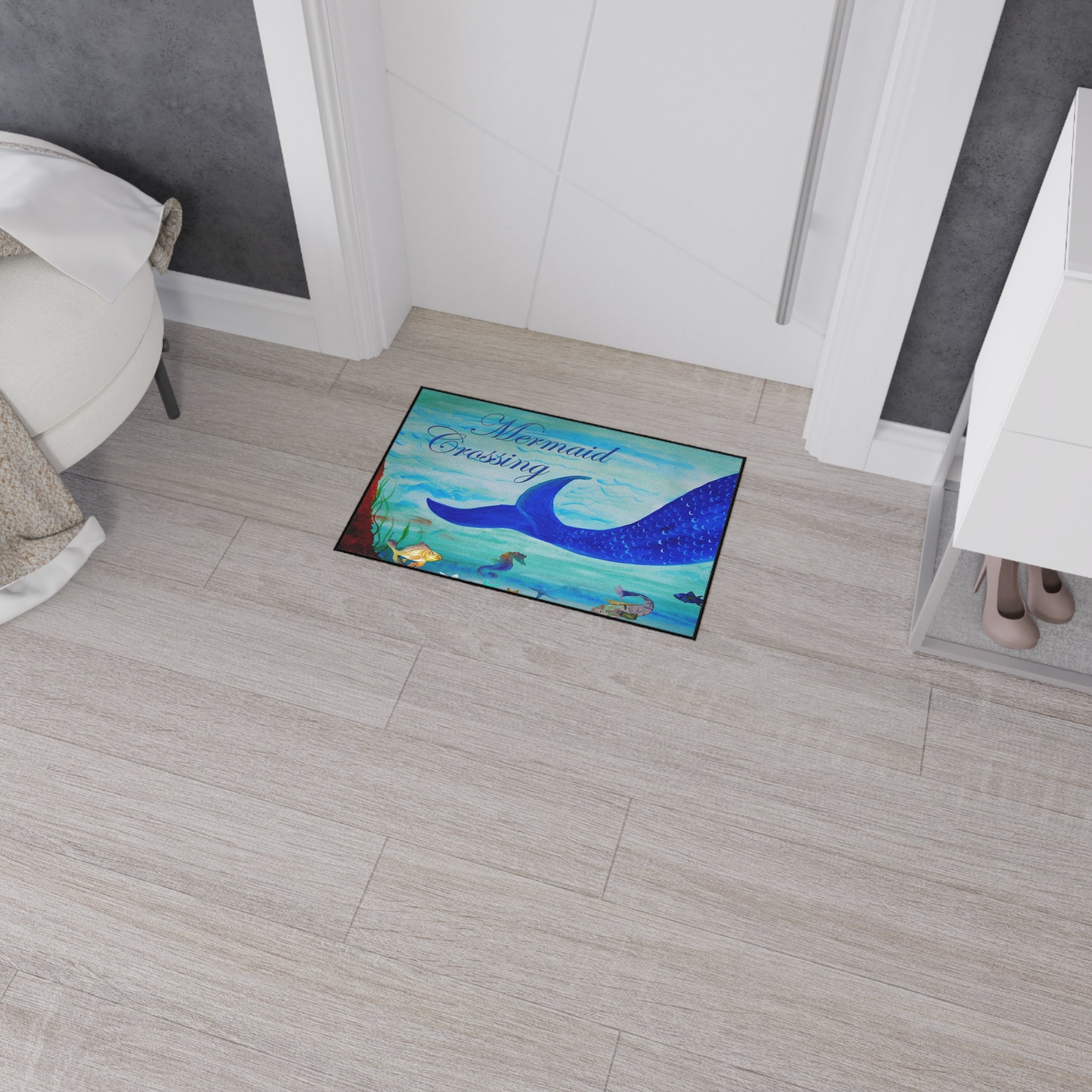 Mermaid Crossing Heavy Duty Floor Mat