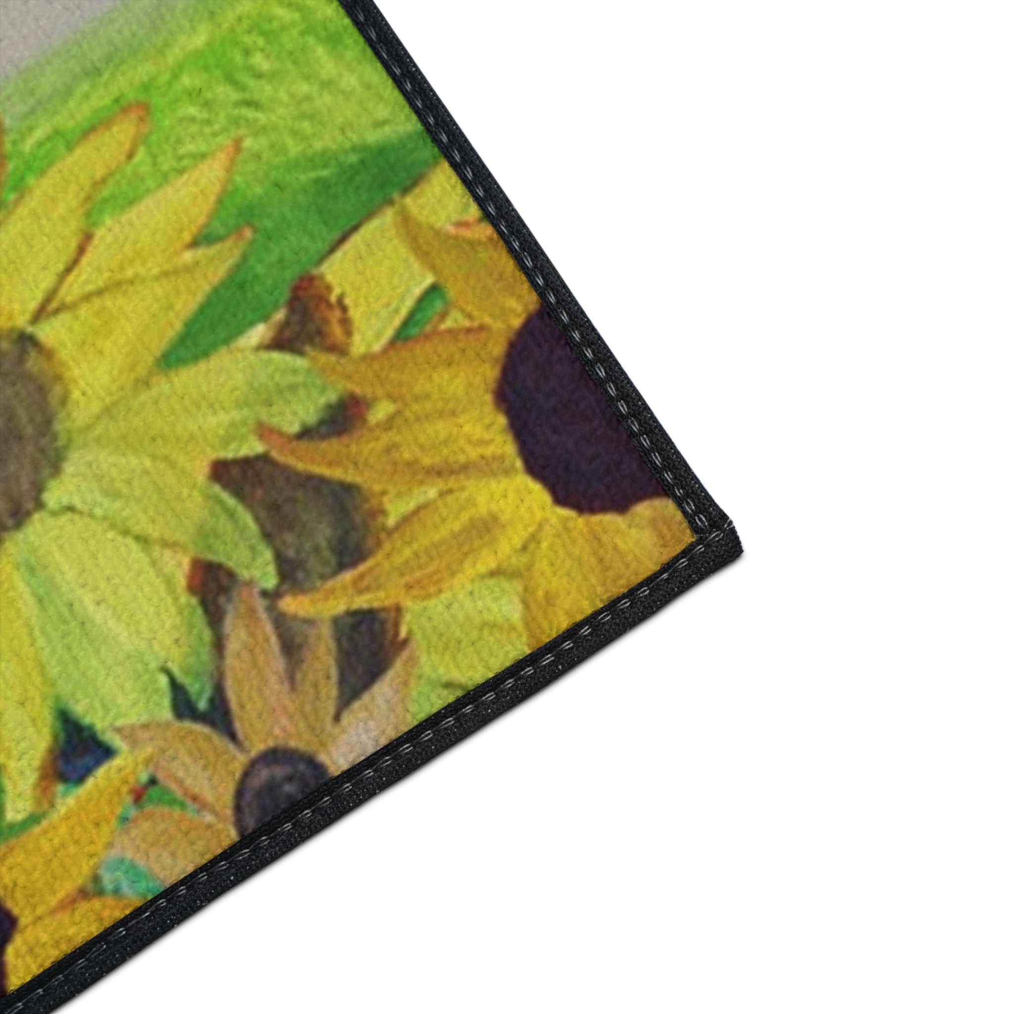 Cow & Sunflowers Heavy Duty Floor Mat — Farmhouse Welcome Doormat