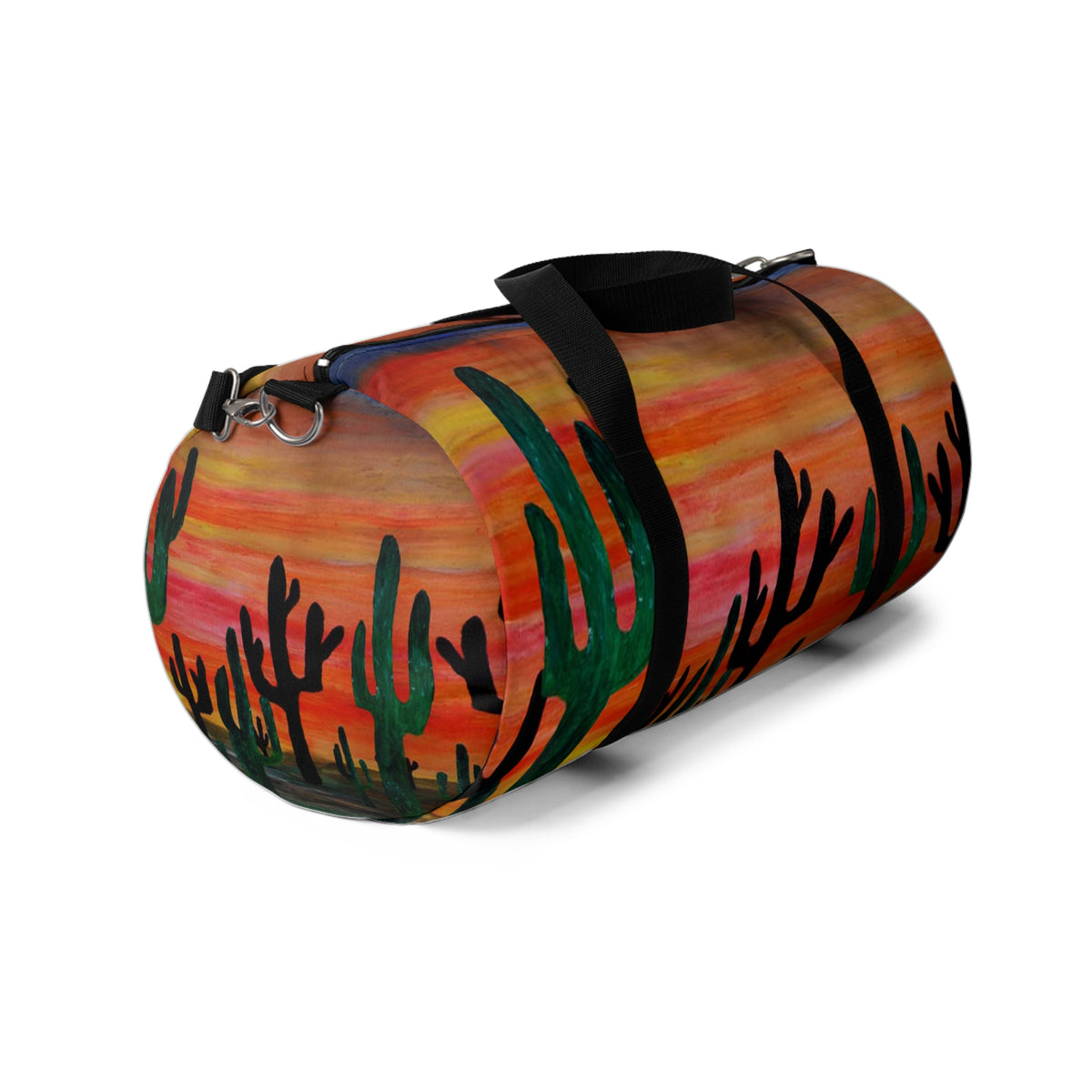 Cactus Sunset Duffel Bag — Southwestern Travel & Gym Bag