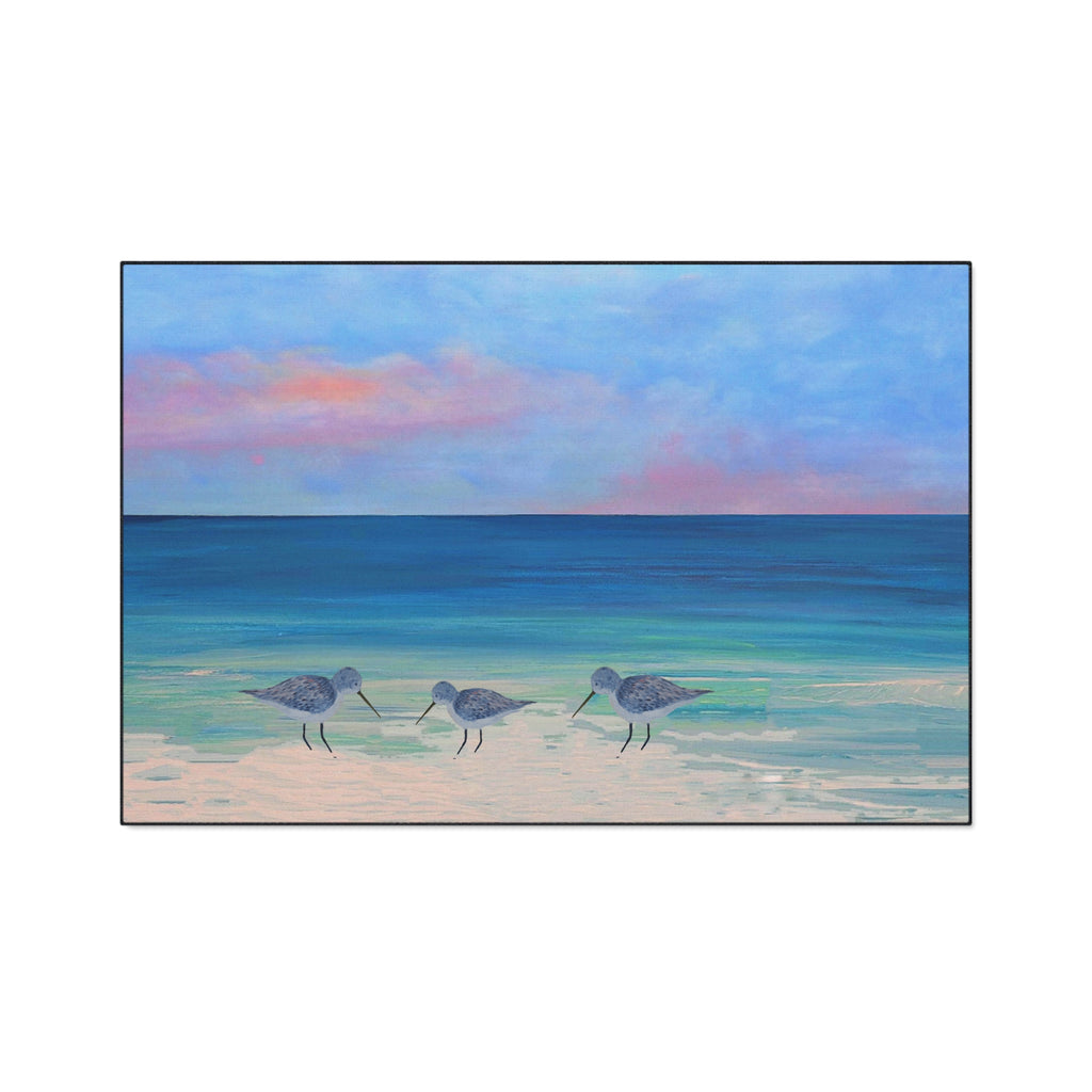 Sandpipers Coastal Shorebirds Heavy-Duty Floor Mat