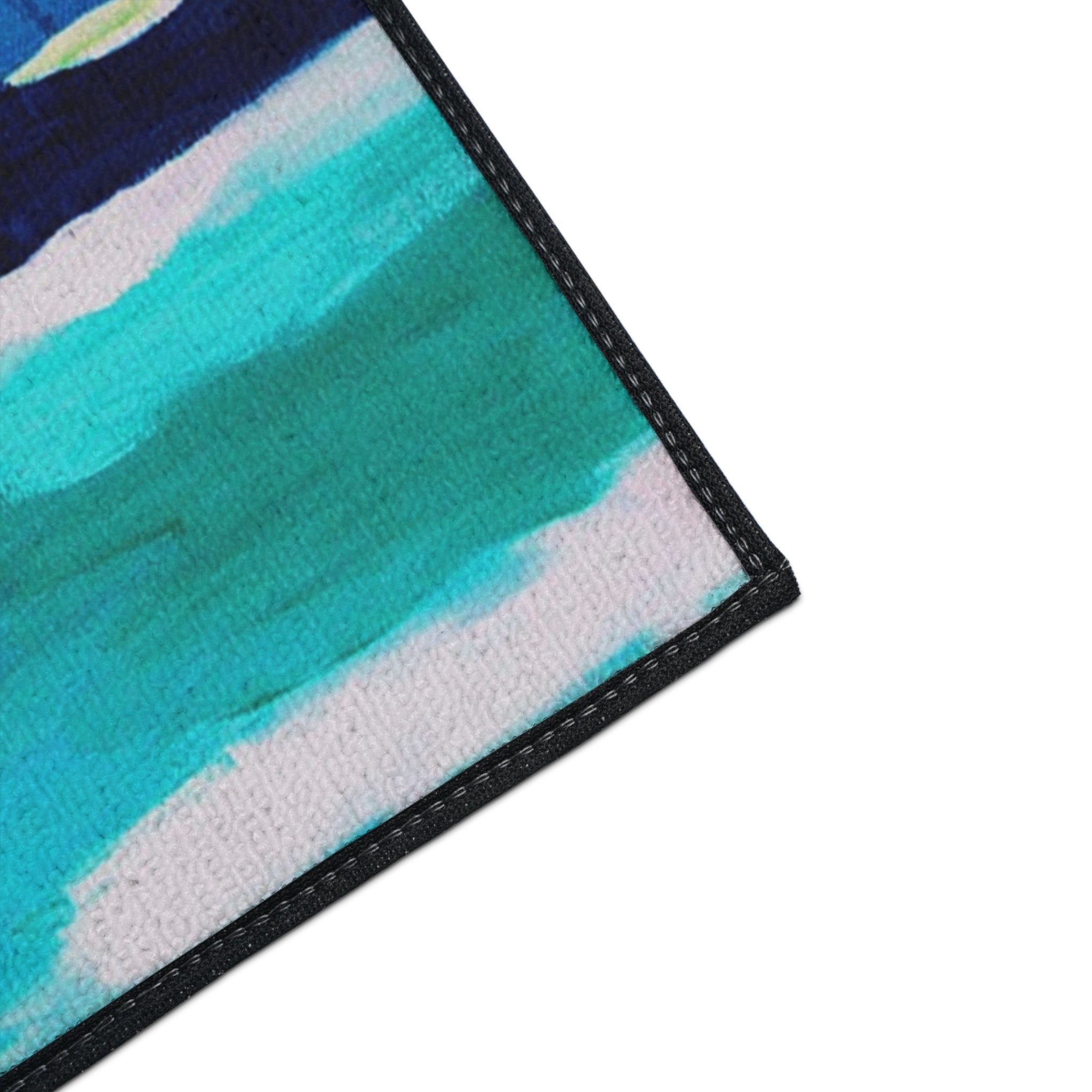 Welcome Flamingo Beach Mat — Heavy-Duty Tropical Welcome Doormat