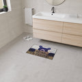 Bear Crossing Heavy-Duty Floor Mat — Rustic Welcome Doormat for Porch & Entry