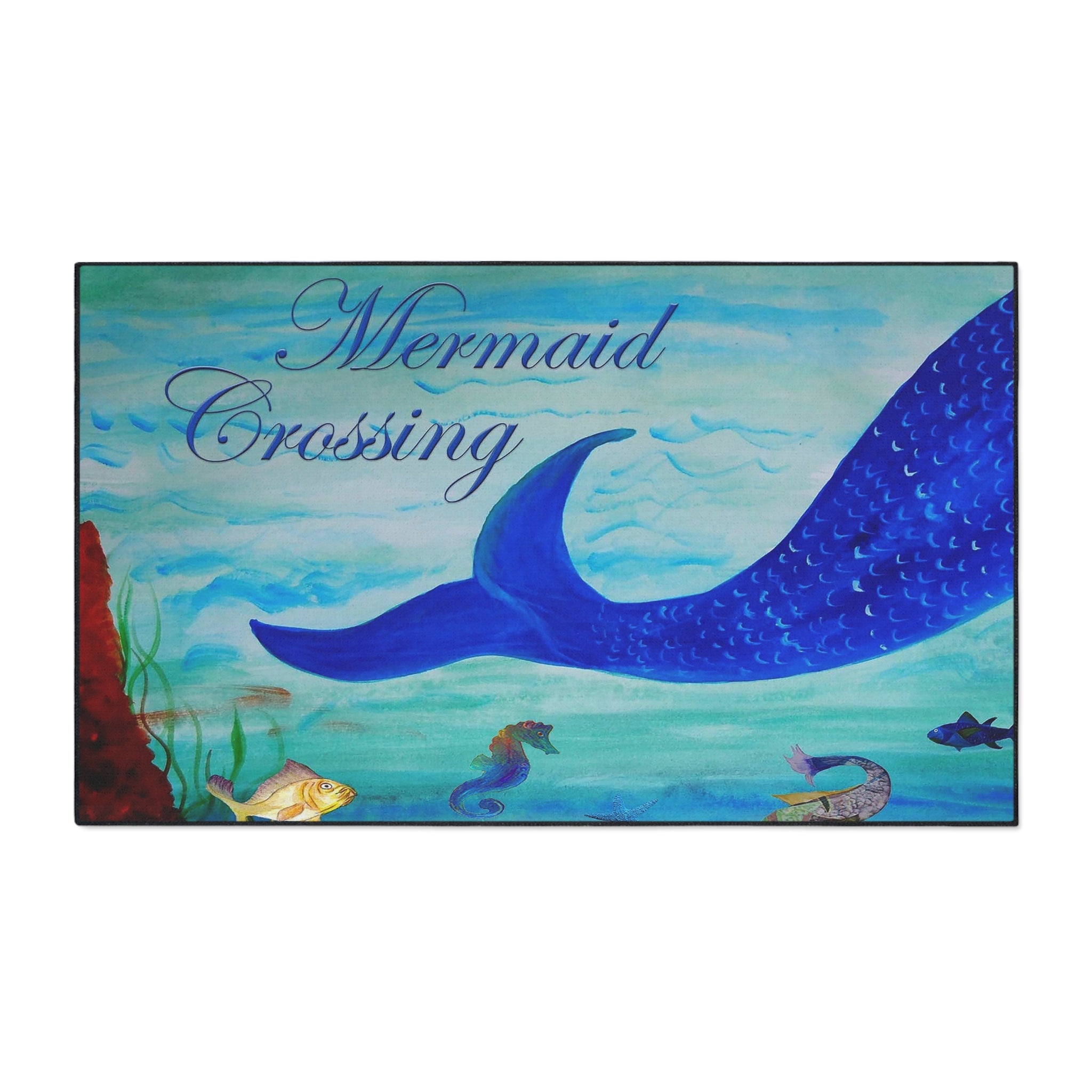 Mermaid Crossing Heavy Duty Floor Mat