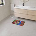 Tropical Macaw Floor Mat — Heavy-Duty Non-Slip Door Rug