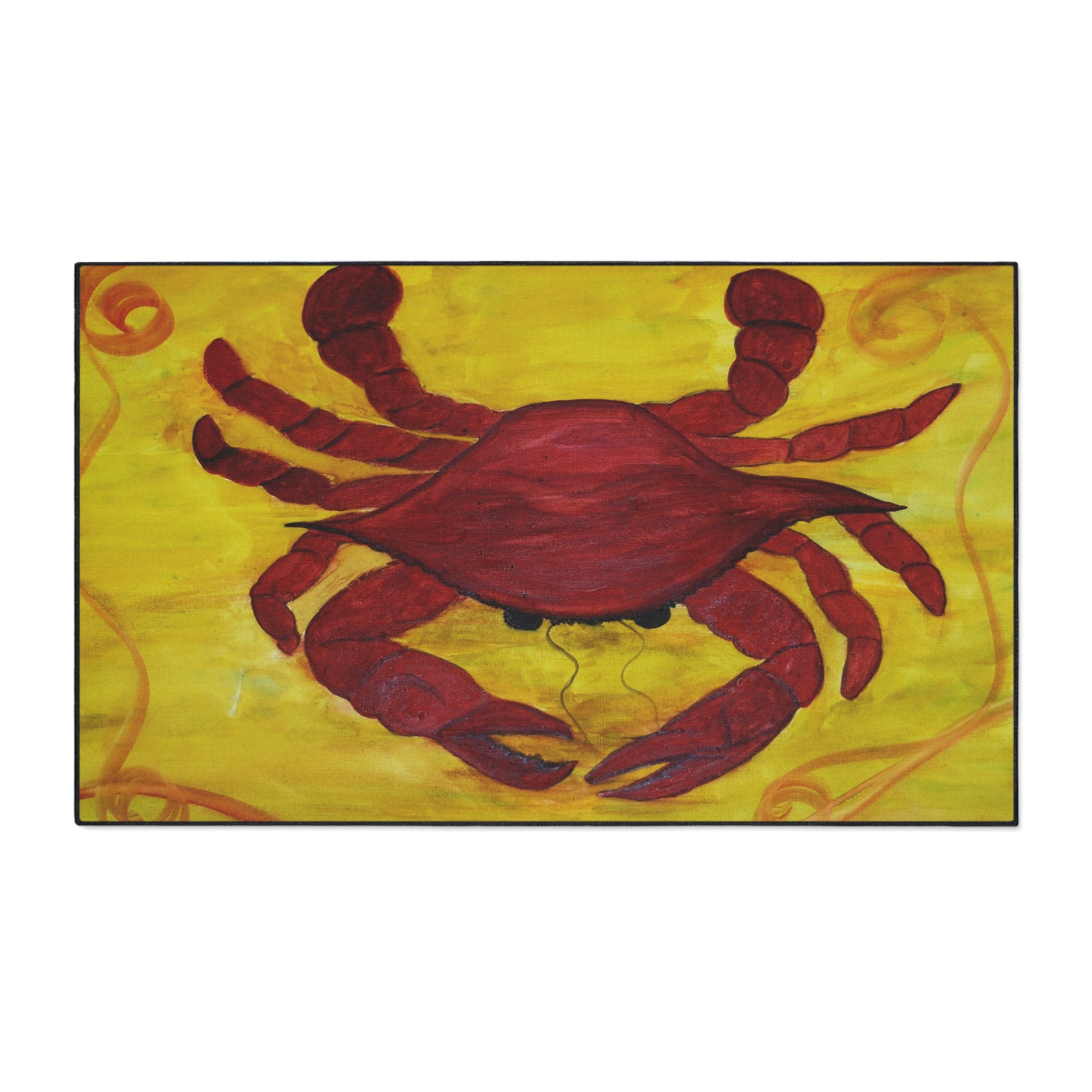 Red Crab Heavy-Duty Floor Mat — Coastal Nautical Doormat