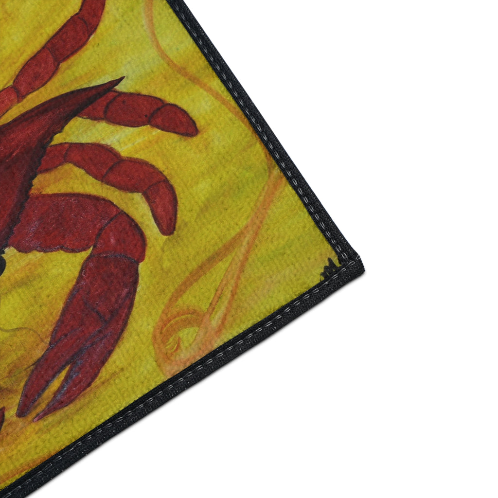 Red Crab Heavy-Duty Floor Mat — Coastal Nautical Doormat