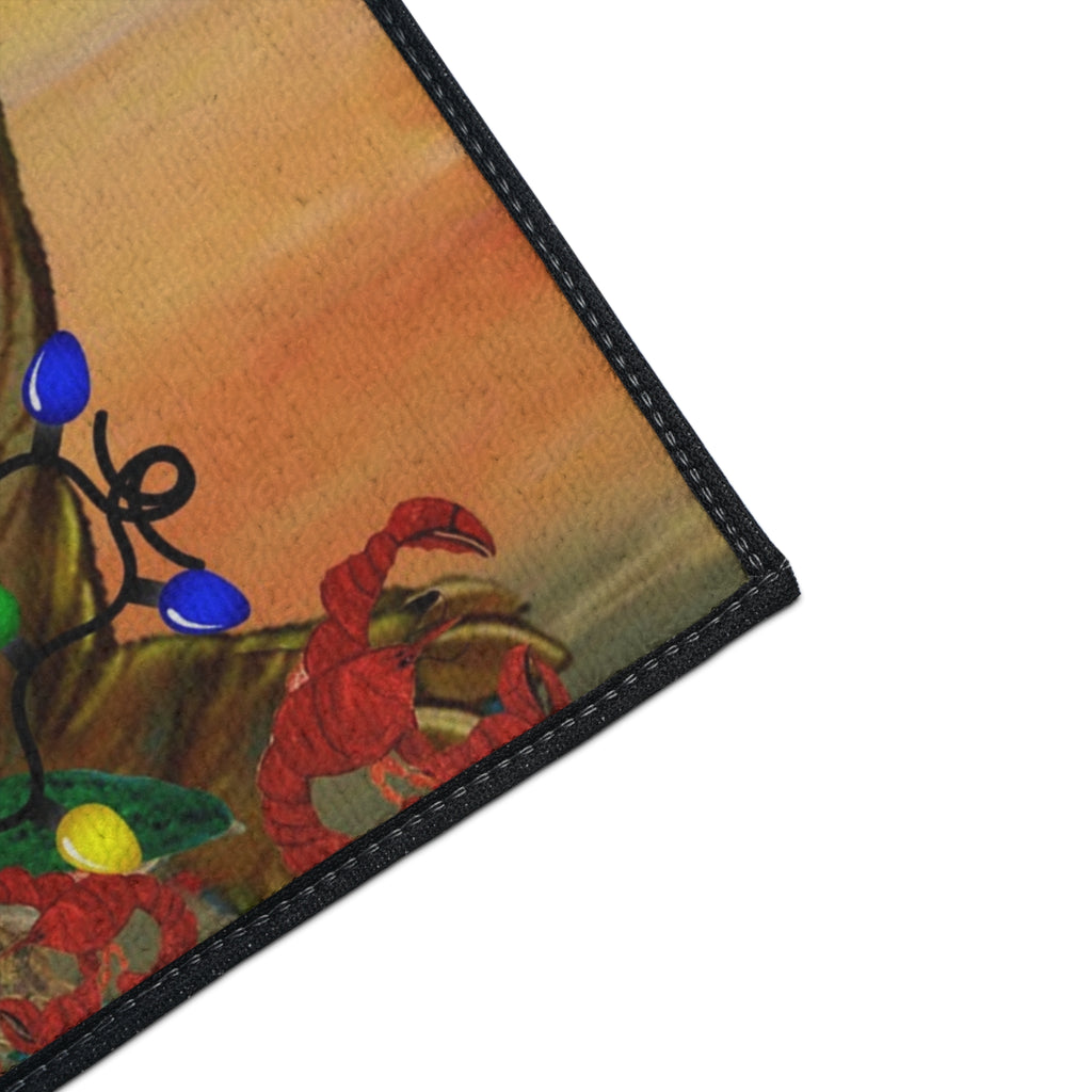 Cajun Christmas Heavy-Duty Floor Mat