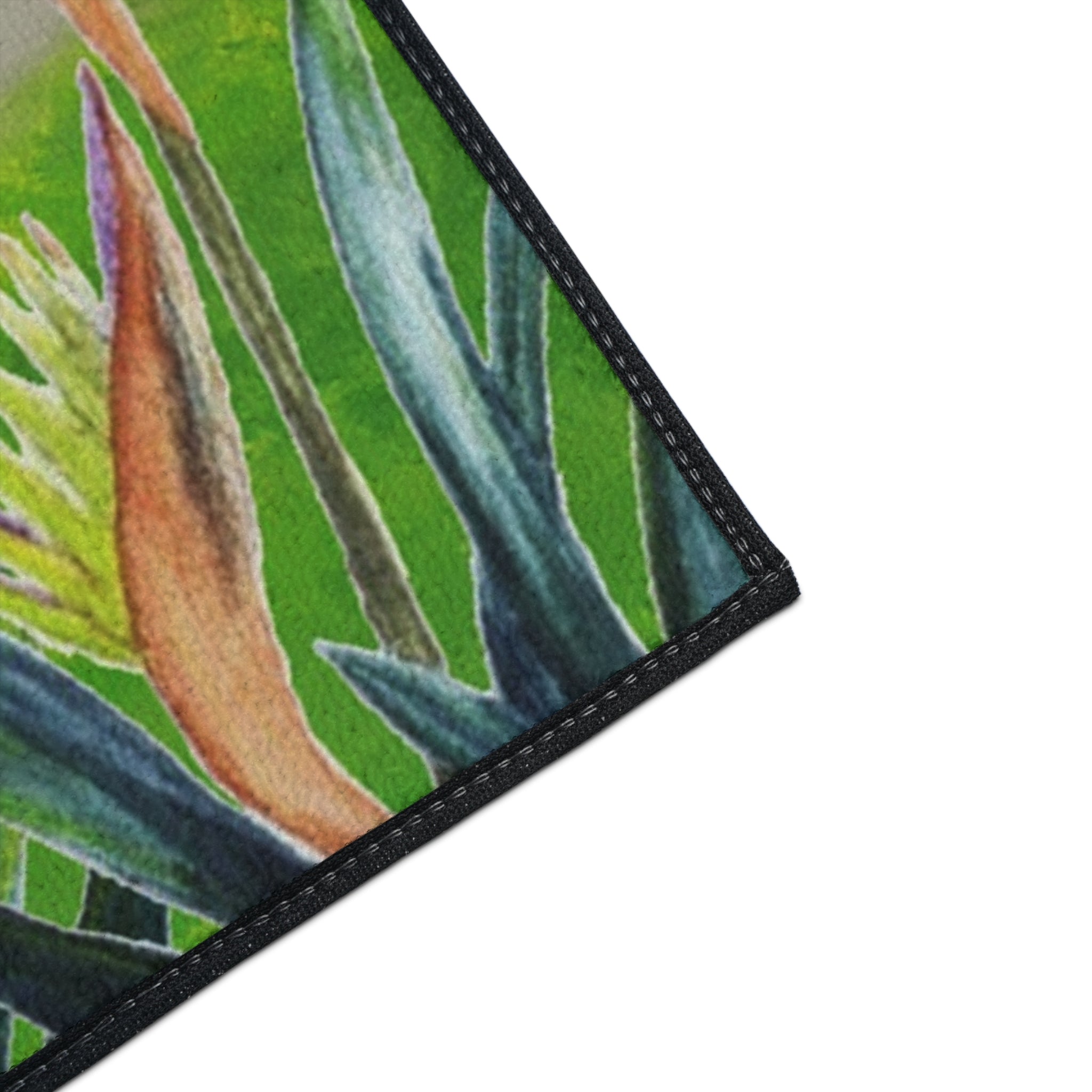 Bird of Paradise Floral Floor Mat - Heavy Duty Entry Rug