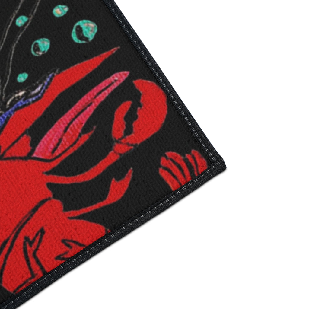 Crawfish Pattern Floor Mat — Heavy-Duty Non-Slip Doormat for Kitchen & Entry