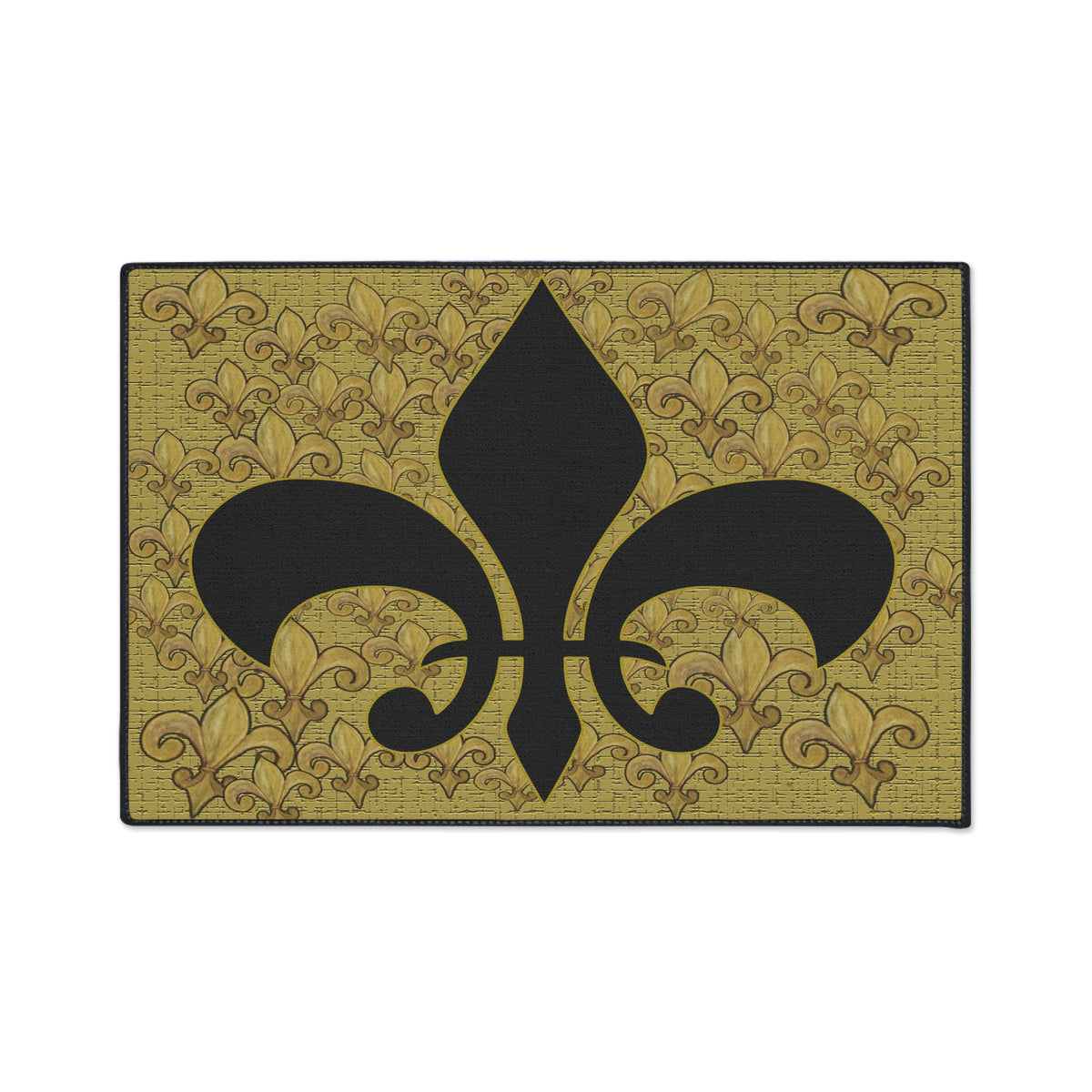 Fleur-de-Lis Heavy Duty Floor Mat – Durable Entry Rug with Classic French Emblem