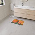 Desert Sunset Cactus Flowers Floor Mat