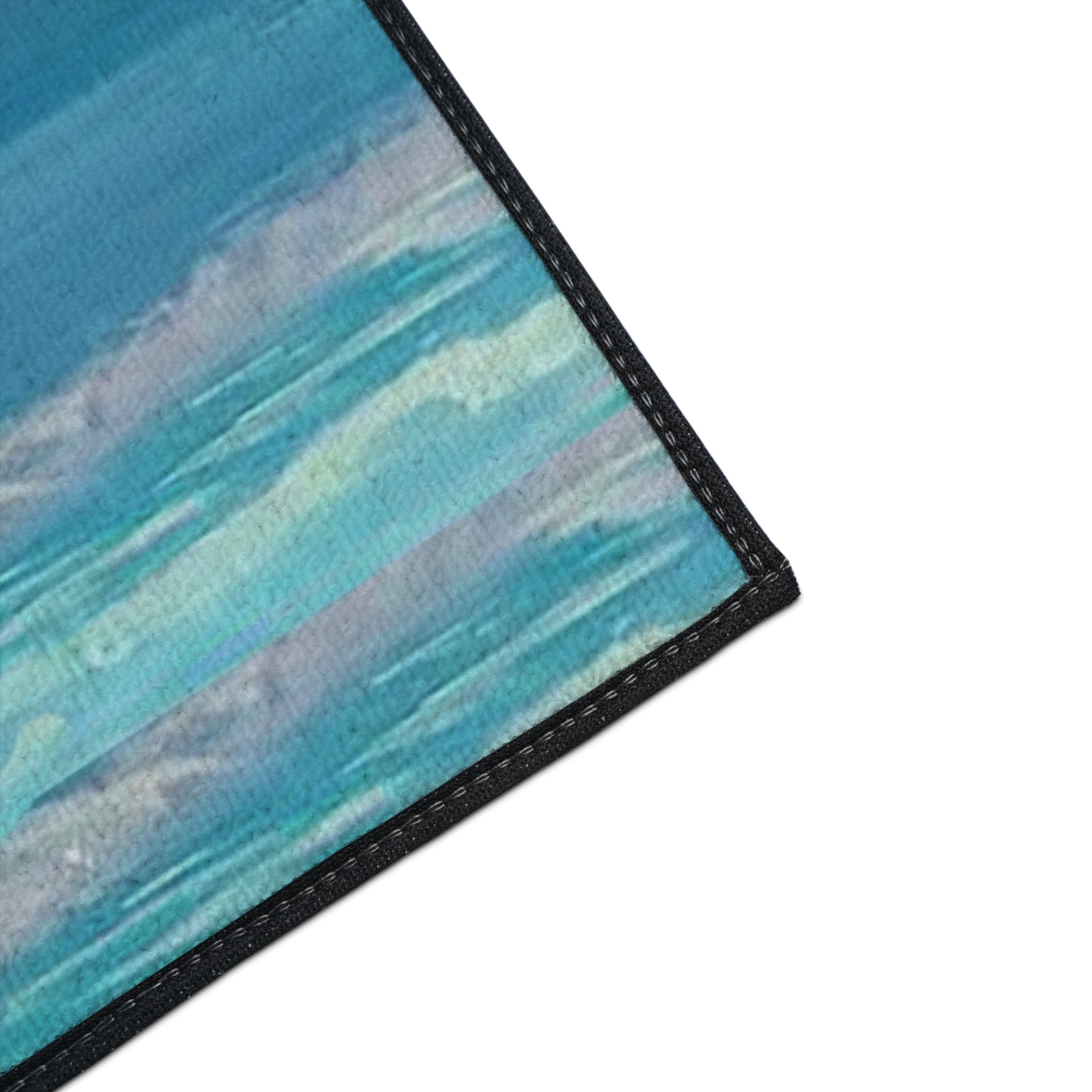Nautical Sailboat Sea Floor Mat — Heavy-Duty Coastal Welcome Rug