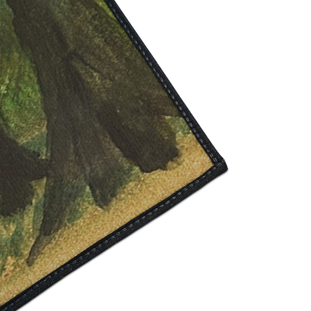 Believe Sasquatch Floor Mat - Bigfoot Forest Welcome Doormat