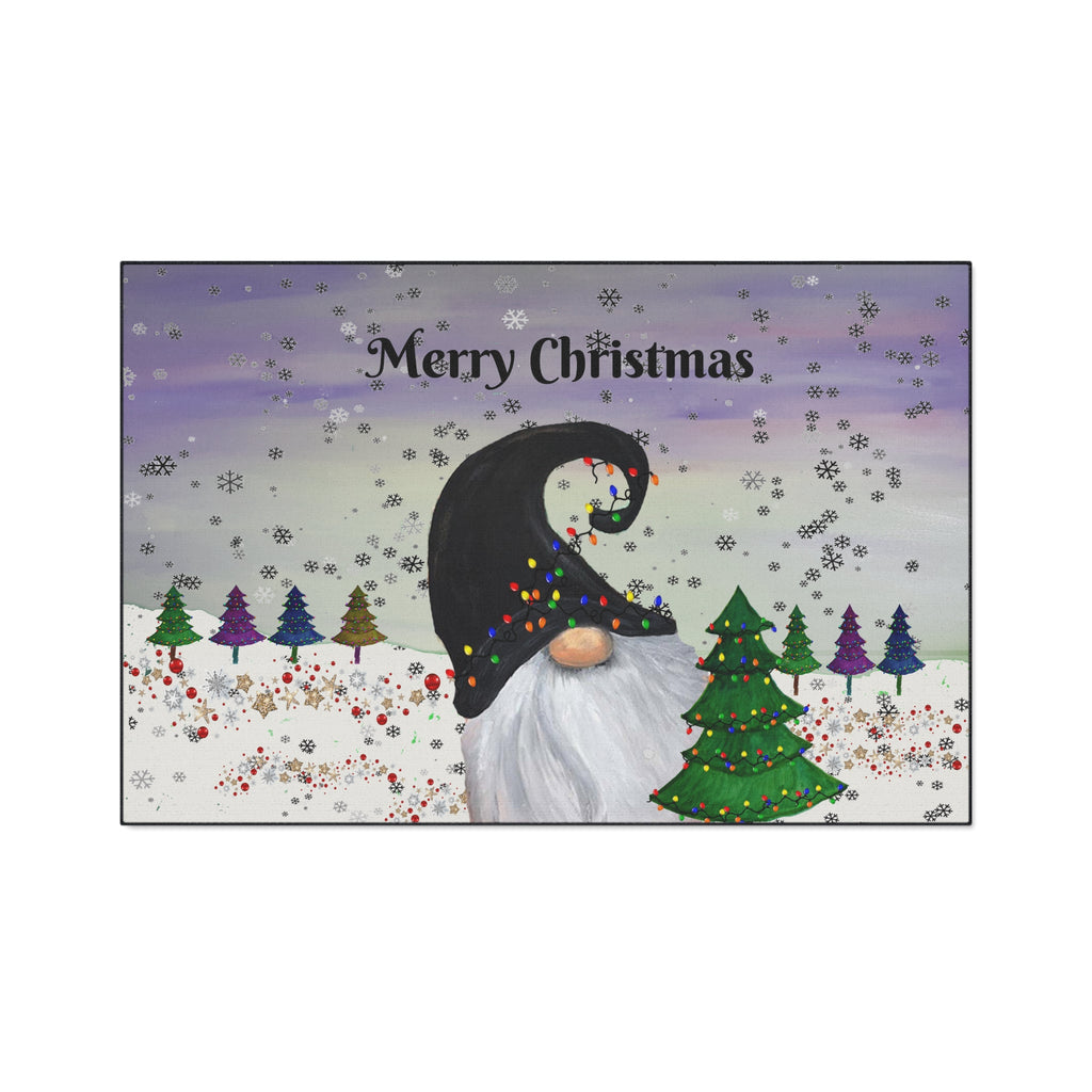Christmas Gnome Floor Mat – Merry Christmas Holiday Doormat