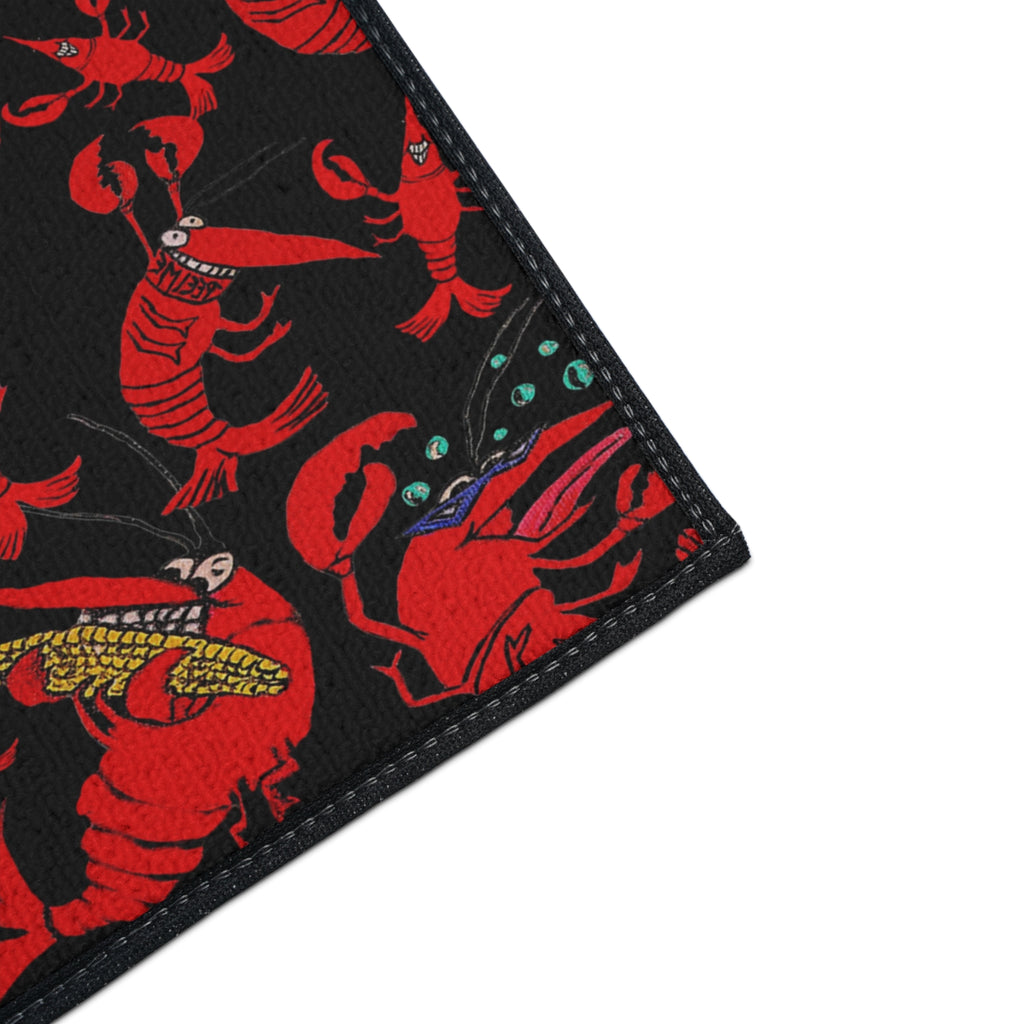 Crawfish Pattern Floor Mat — Heavy-Duty Non-Slip Doormat for Kitchen & Entry