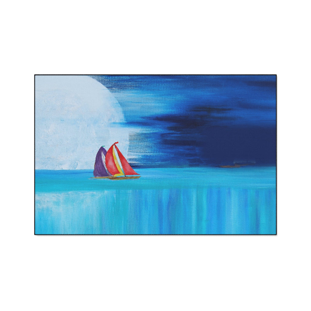 Sailboat Moonlight Heavy-Duty Floor Mat