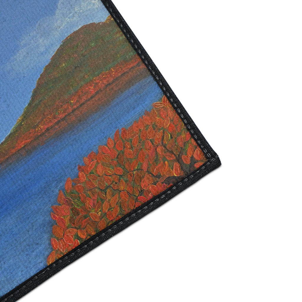 Autumn Lakeside Floor Mat — Heavy Duty Non-Slip Entrance Rug