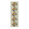 Cajun Fleur de lis Kitchen Runner Rug — Coastal Hallway Accent