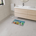 Parrot Bar Heavy Duty Floor Mat — "It's 5 O'Clock Somewhere" Tropical Parrot Drink Mat