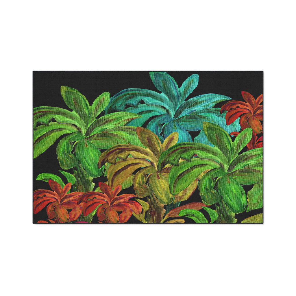 Tropical Palm Doormat — Colorful Heavy-Duty Floor Mat