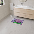 Purple Hydrangeas Floral Heavy-Duty Floor Mat