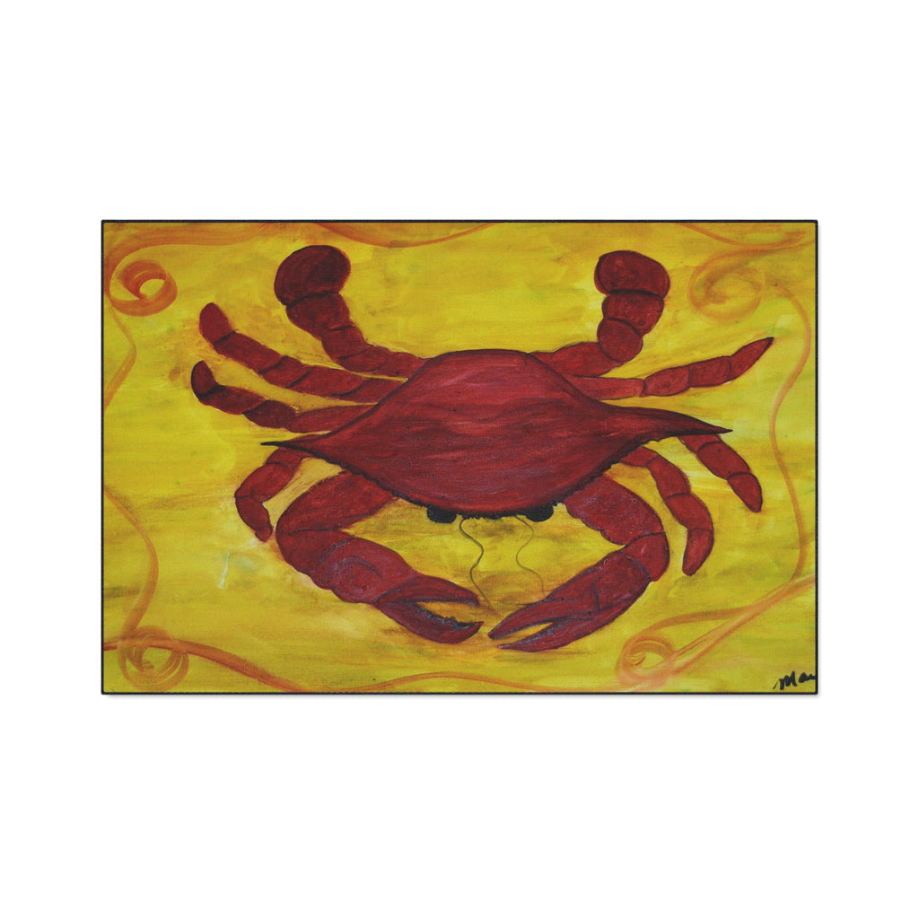 Red Crab Heavy-Duty Floor Mat — Coastal Nautical Doormat
