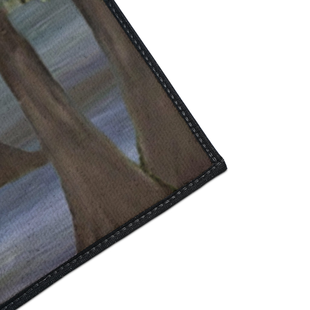 Believe Bigfoot Floor Mat Sashquash Swamp funny rug