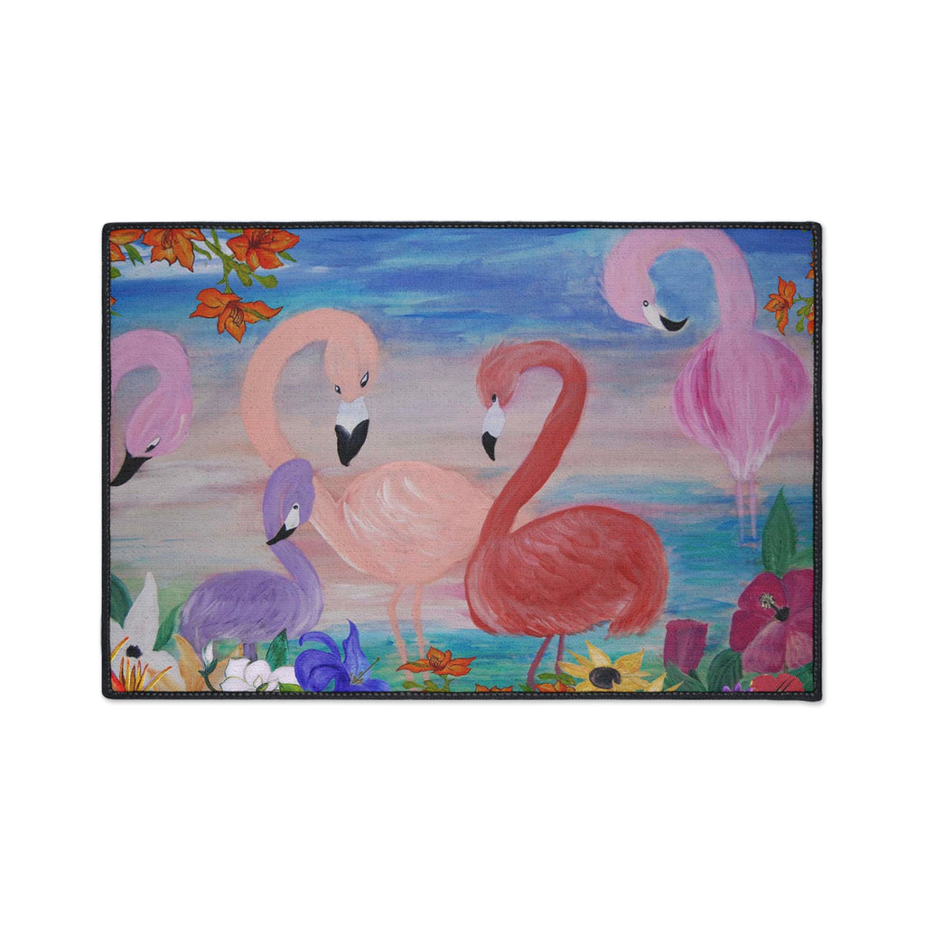 Flamingo Garden Heavy Duty Floor Mat
