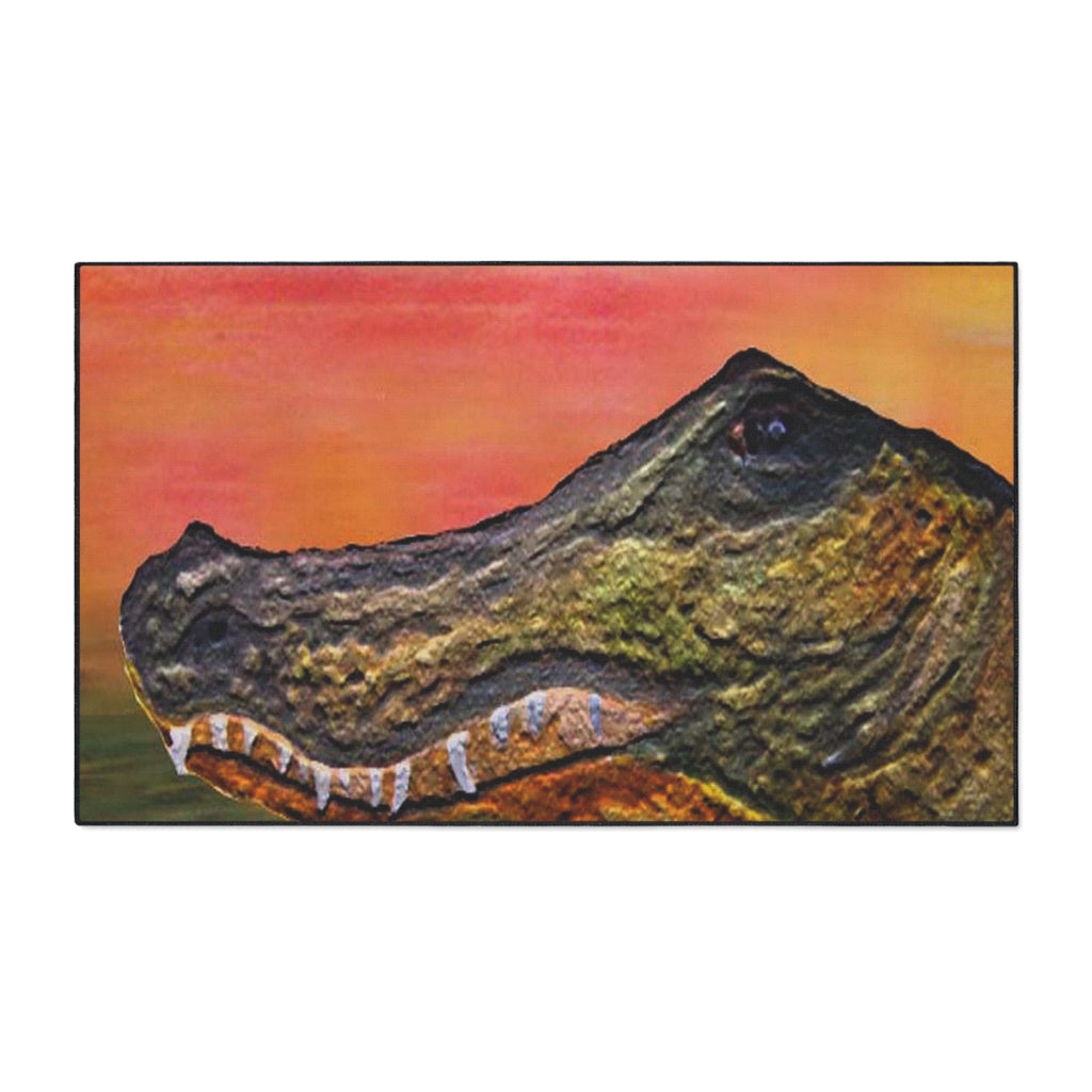 Alligator Head Heavy Duty Floor Mat – Rugged Tropical Entrance Rug