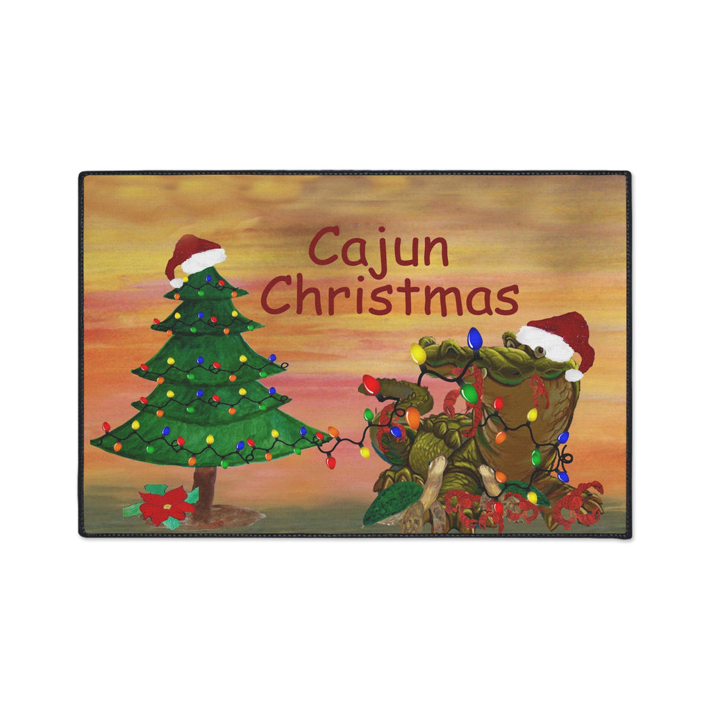 Cajun Christmas Heavy-Duty Floor Mat
