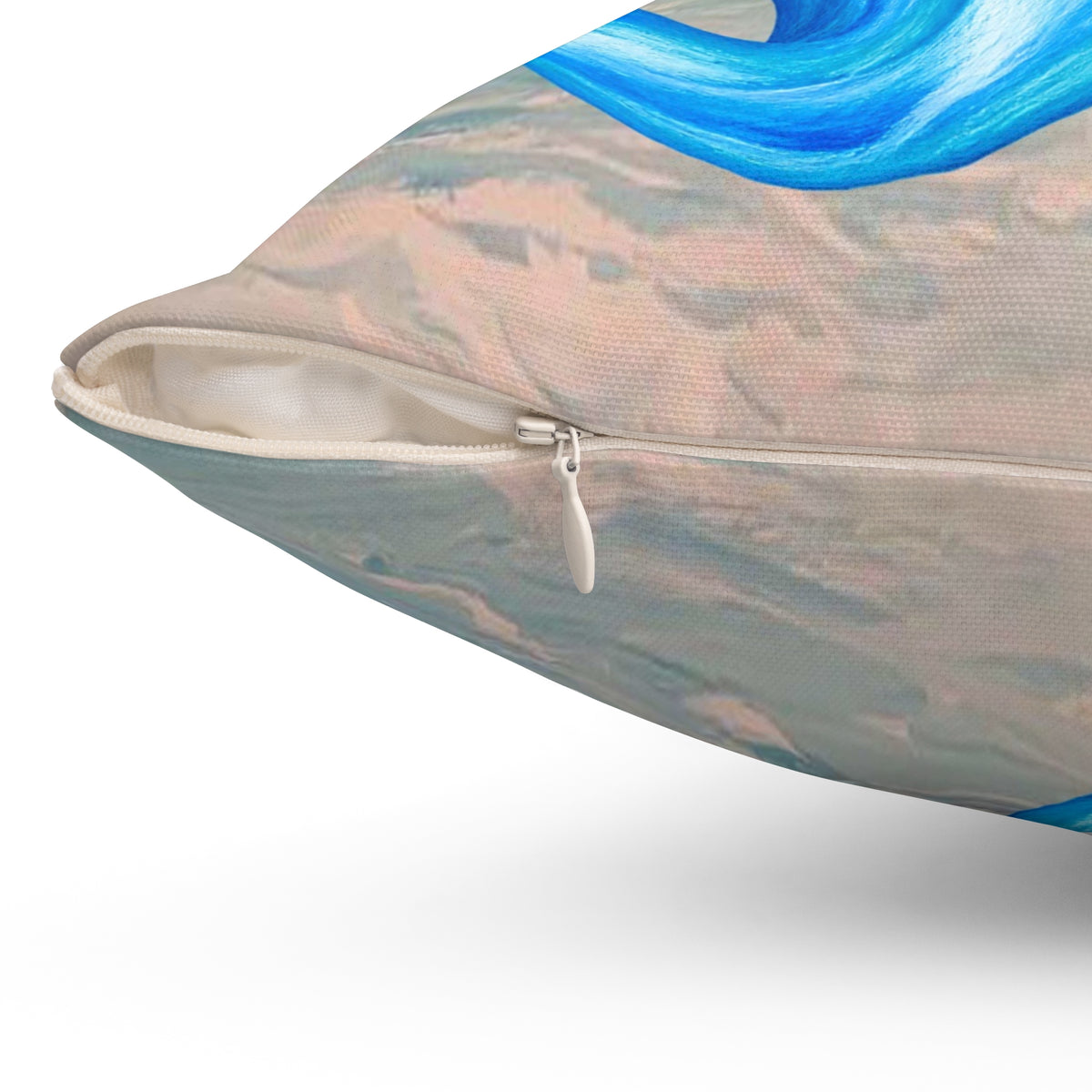 Blue Mermaid Swim Decorative Pillow