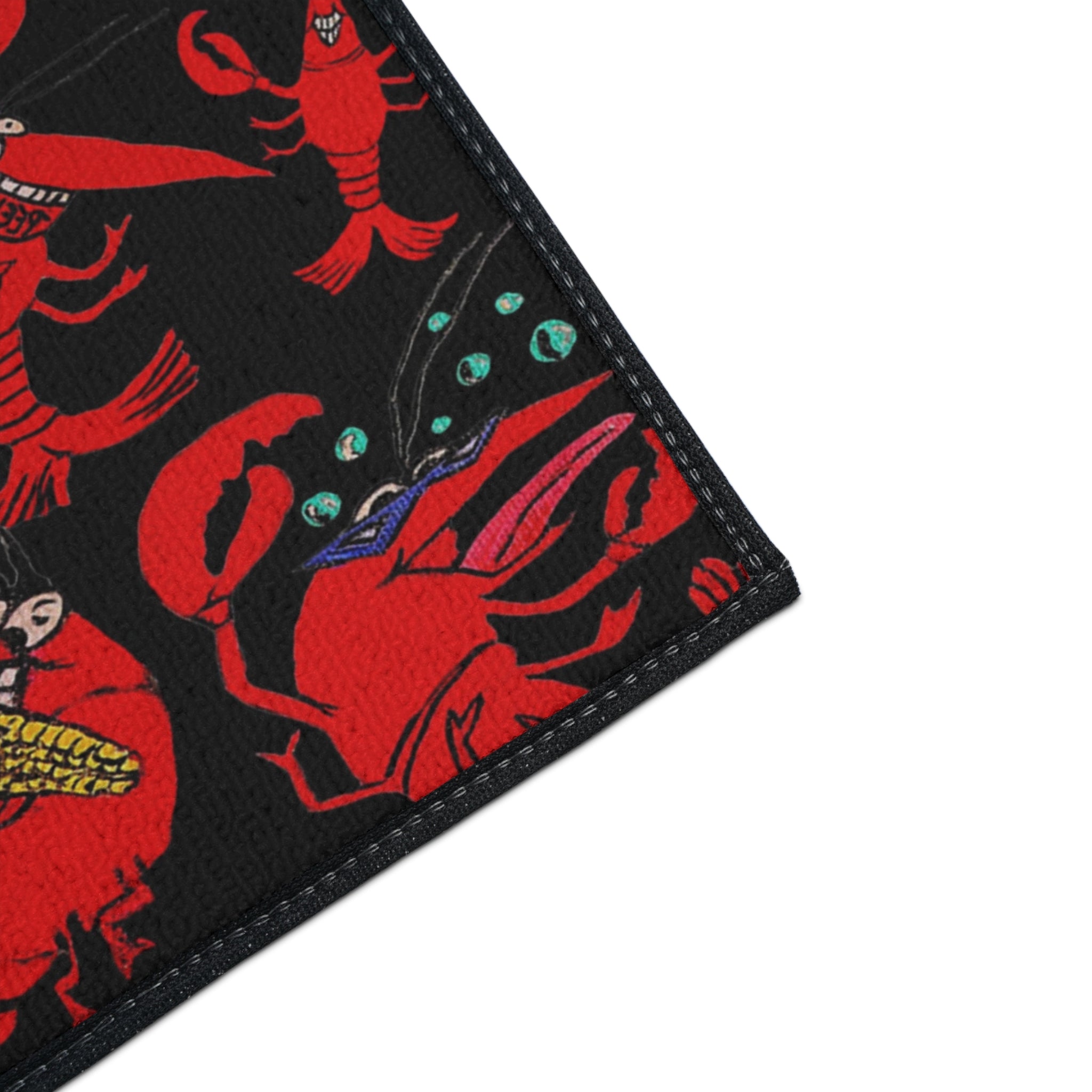Crawfish Pattern Floor Mat — Heavy-Duty Non-Slip Doormat for Kitchen & Entry