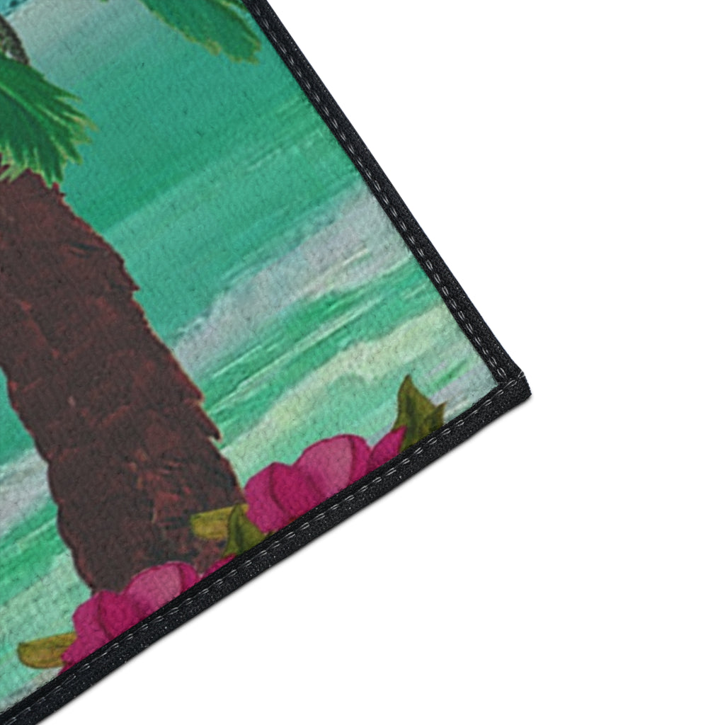 Beach Cocktail Floor Mat – "It's 5 O'Clock Somewhere" Heavy Duty Welcome Mat