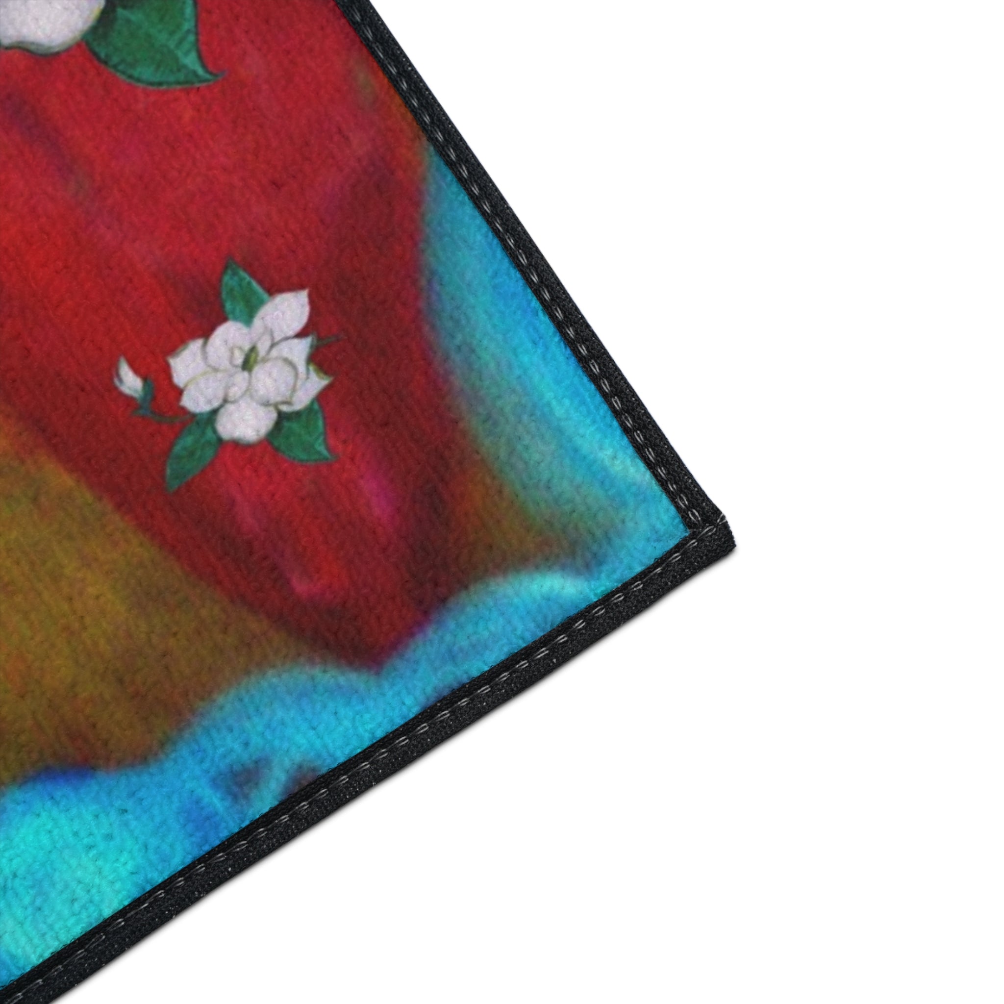 Surfboard Beach Floor Mat — Heavy Duty Tropical Welcome Mat