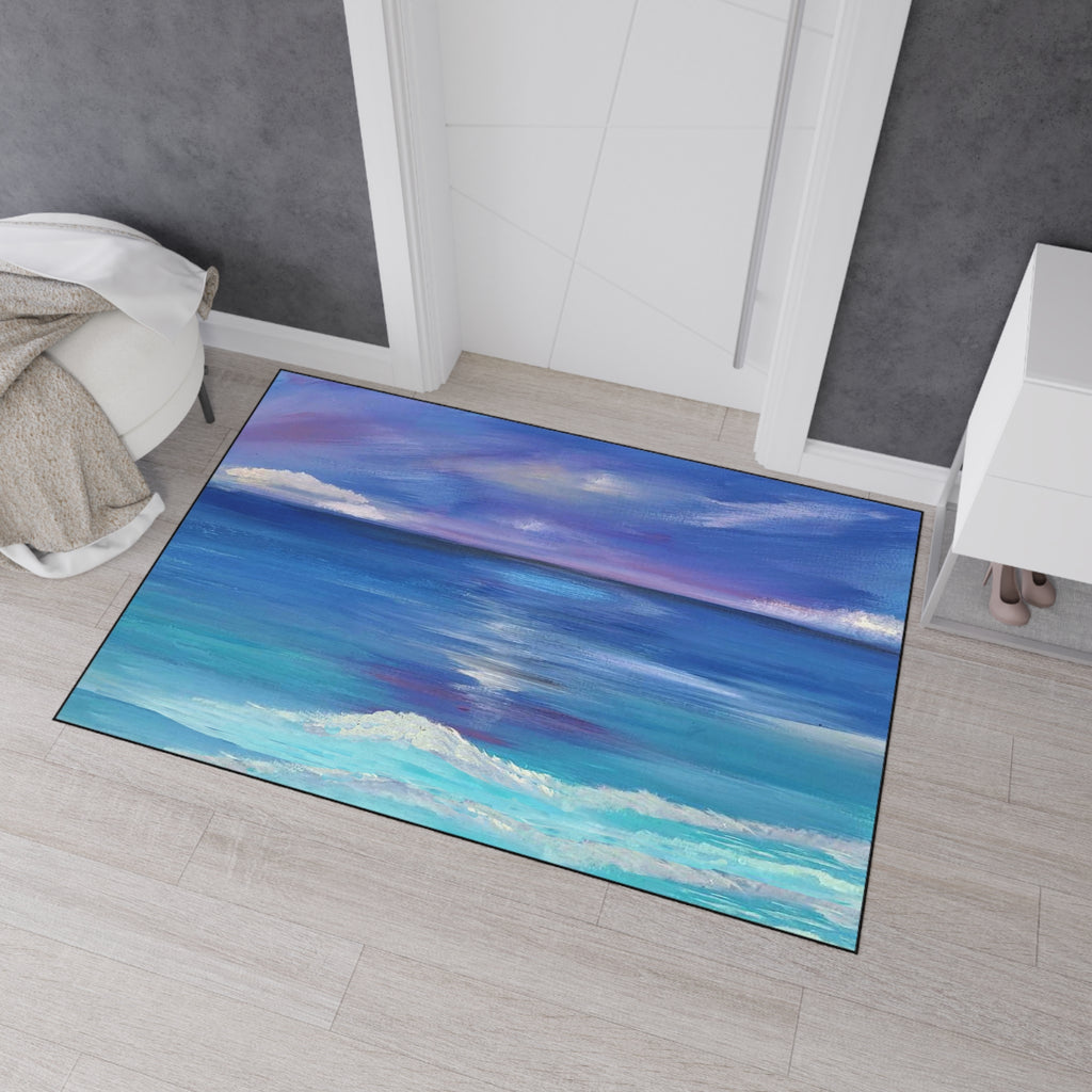 Ocean Panorama Heavy Duty Floor Mat — Seascape Welcome Mat