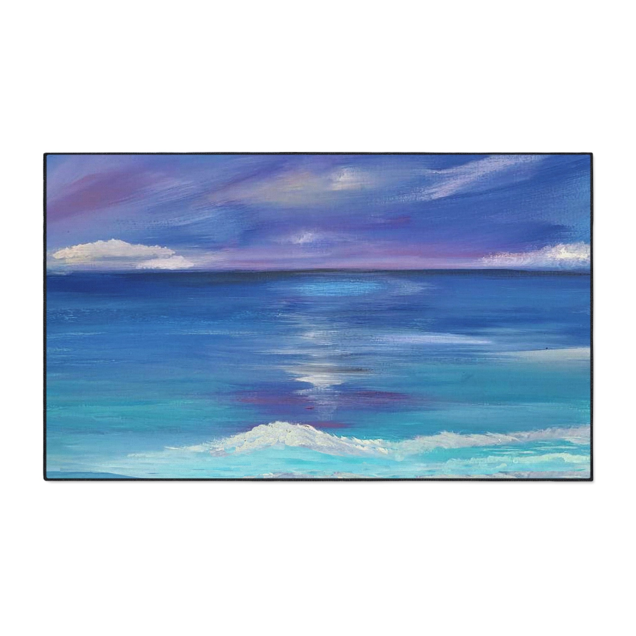 Ocean Panorama Heavy Duty Floor Mat — Seascape Welcome Mat