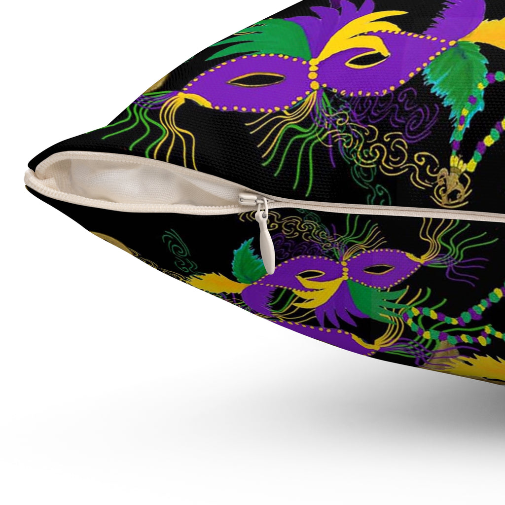 Mardi Gras Fleur-de-Lis Decorative Pillow
