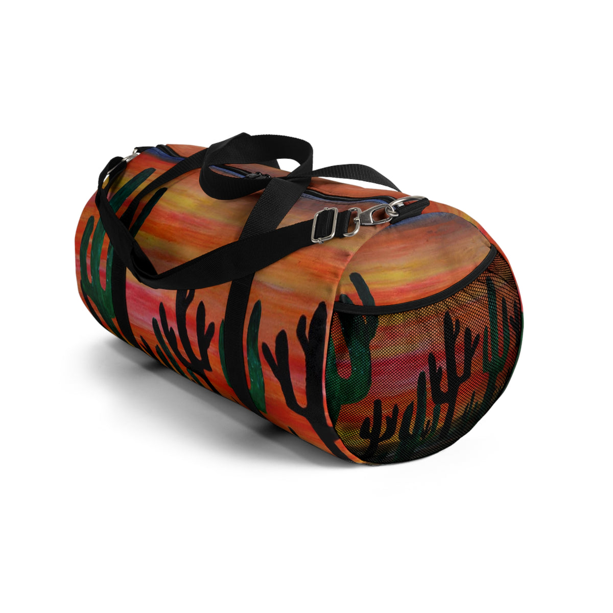 Cactus Sunset Duffel Bag — Southwestern Travel & Gym Bag